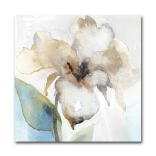 Beautiful Wall Art Large White Canvas Flower Oil Painting